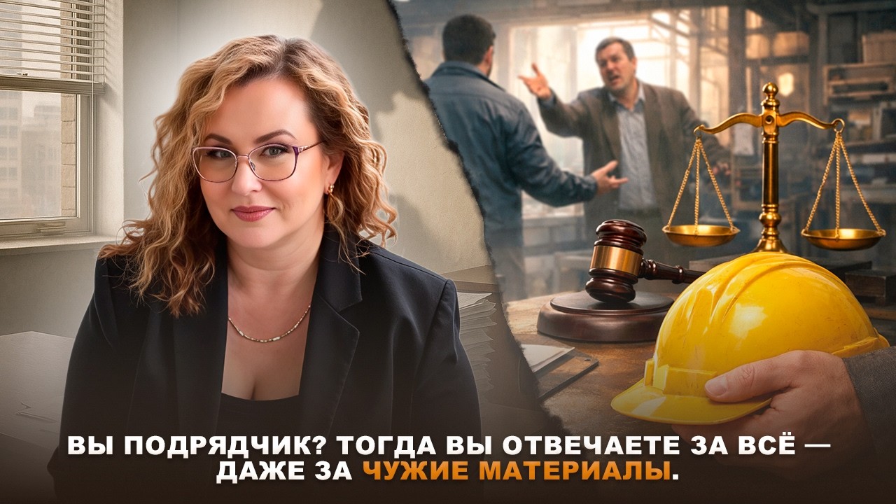 Почему подрядчик отвечает за материалы, даже если их поставлял поставщик?