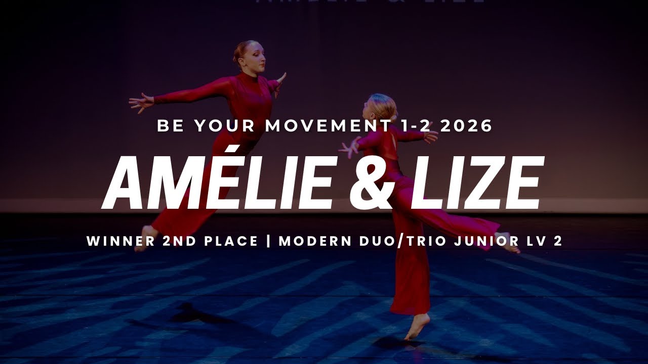Amélie & Lize | 2nd place | Modern Duo/Trio Junior LV 2 | BYM 1-2-2026 Oosterhout