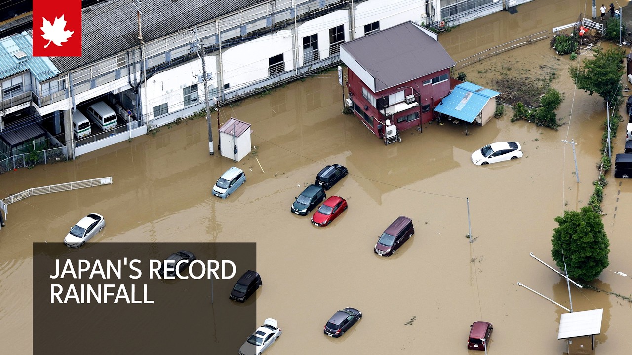 Japan's Chiba under water as record rainfall disrupts