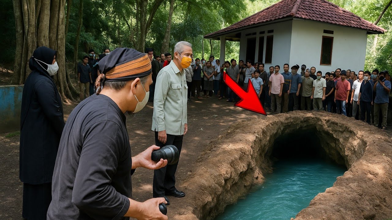 Geger.!! tetangga gali pekarangan mushola temukan istana dibawah tanah