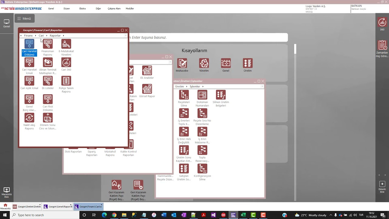 Netsis Se&ccedil;imleri Yapıştır Desteği