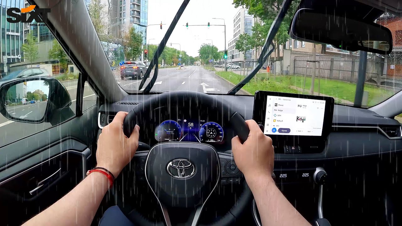 2023 Toyota RAV-4 | Rainy day POV Test Drive