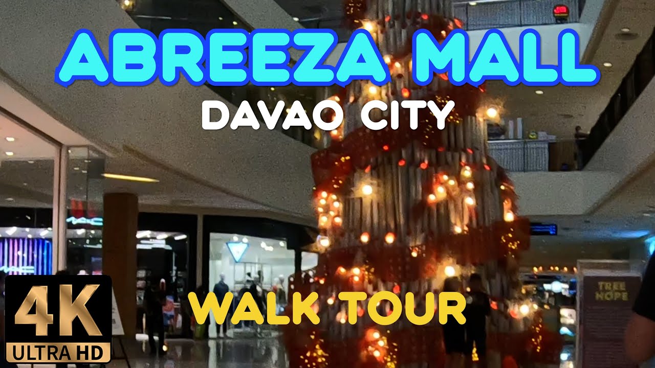 Abreeza Mall Walk Tour | 4K | Davao City, Philippines