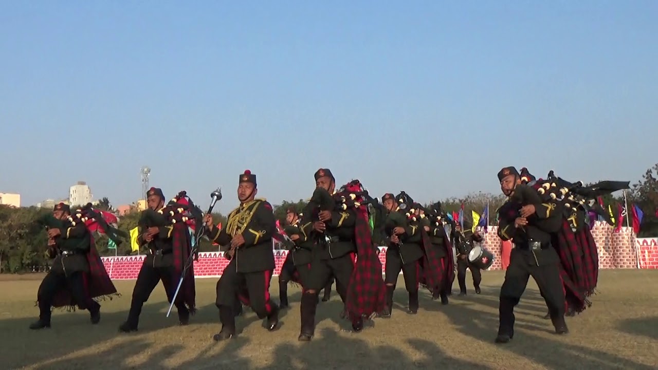 Jharkhand pipe band team all India Police Band Compitition 2020