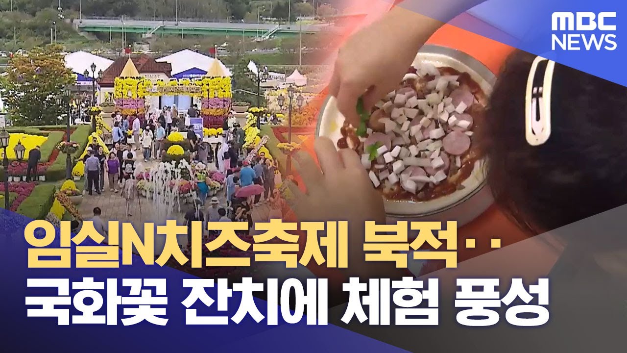 임실N치즈축제 북적‥ 국화꽃 잔치에 체험 풍성 (2025.10.08/뉴스데스크/전주MBC)