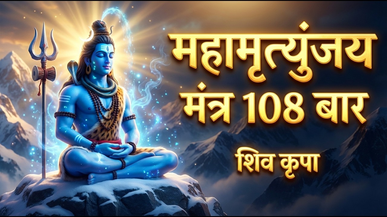 Powerful Shiva Mantra - Mahamrityunjay Mantra 108 Times | महामृत्युंजय मंत्र 108 बार🙏 #harharmahadev