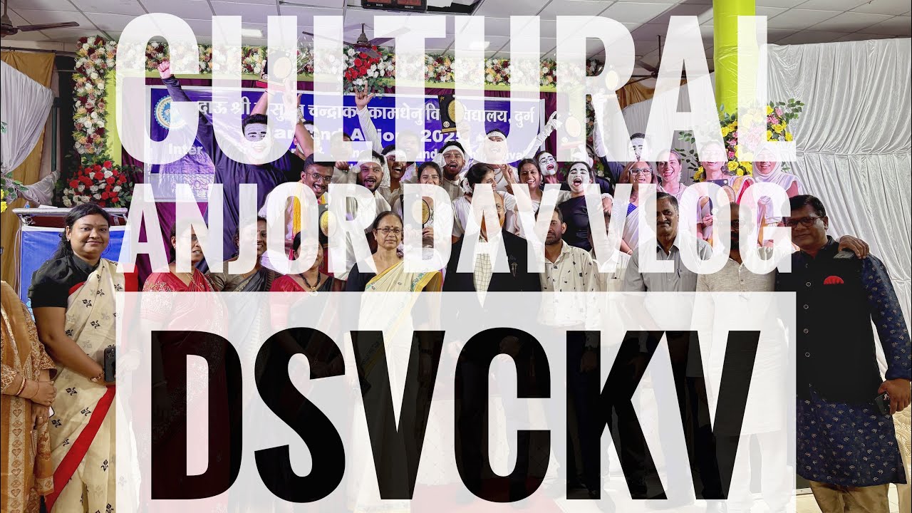 Intercollegiate ANJOR Day Vlog🪩Veterinary college chhattisgarh- DSVCKV DURG⚕️