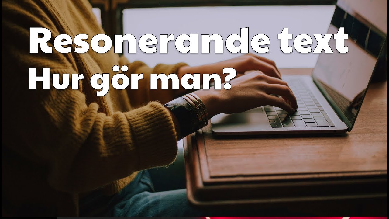 Hur skriver man en resonerande text?