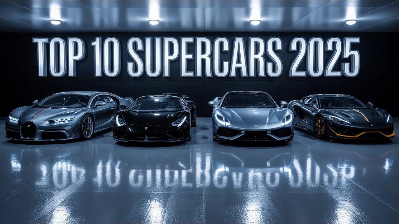 Top 10 Most Powerful & Luxurious Supercars in the World 2025 | Ultimate Dream Garage!