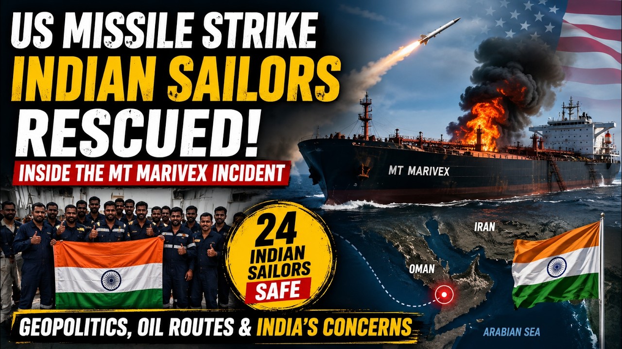 US Strike on Oil Tanker, 24 Indians Rescued! | Khemsingh Kanwat