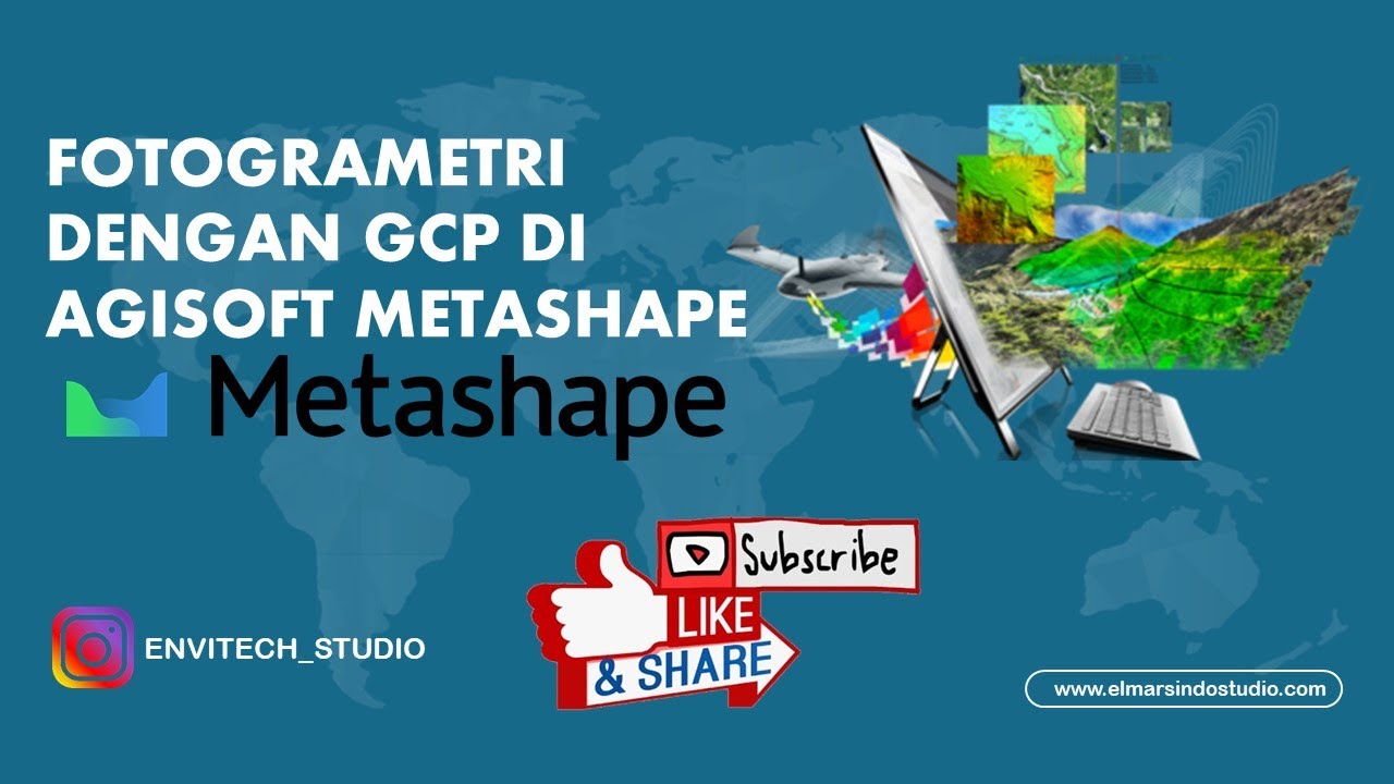 Proses (WORKFLOW) Pengolahan Foto Drone dengan GCP (Geodetik) menggunakan Agisoft Metashape Pro