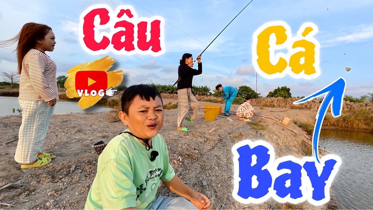 Biệt Đội Tí Hon Tổ Chức Cuộc Thi Câu Cá Buổi Chiều Tối & Cái Kết Bất Ngờ Từ Các Cần Thủ Nha || HTH