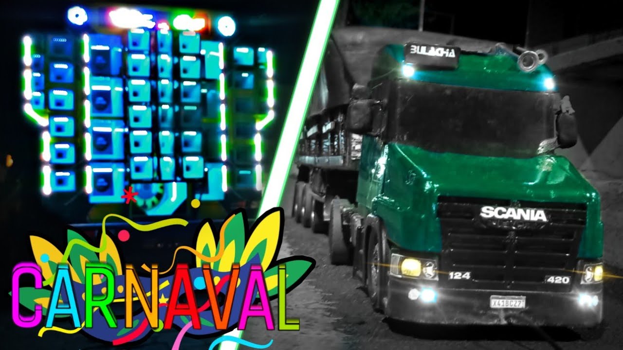 Fui pra Festa de Carnaval puxando um Caminhão de Miniatura!