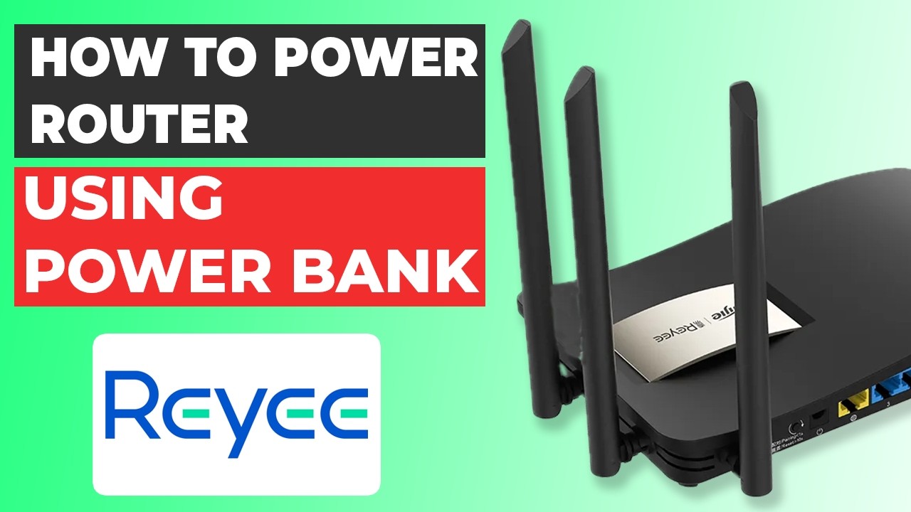 How To Run Reyee Wifi Router On Power Bank