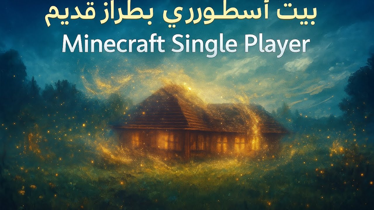 بيت أسطوري بطراز قديم : Minecraft Single Player