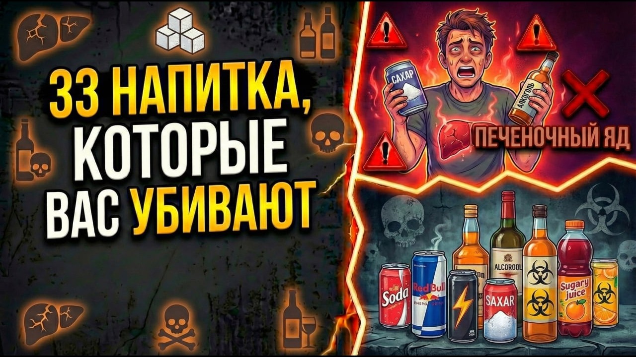 33 «полезных» напитка, которые разрушают вашу печень