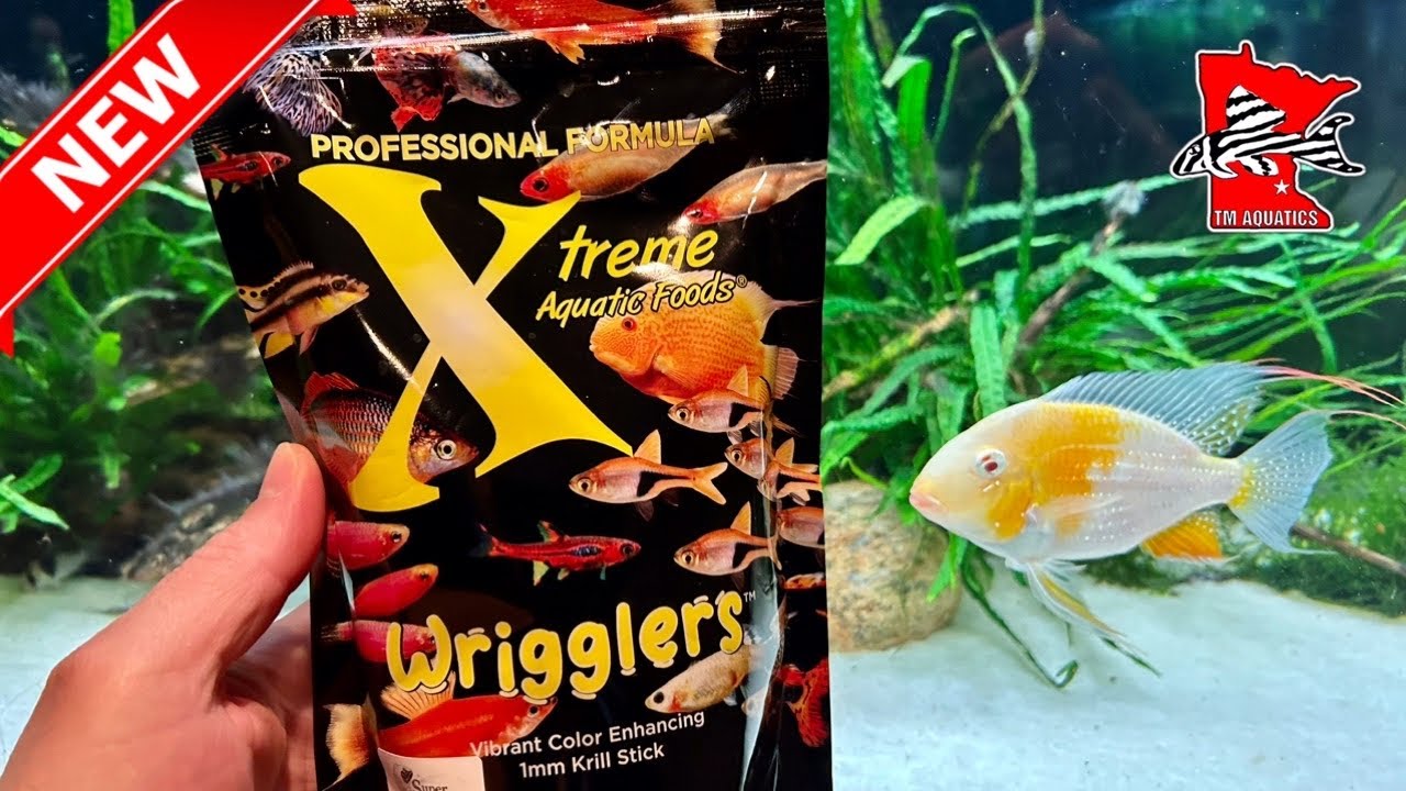 NEW Xtreme Wrigglers Fish Food