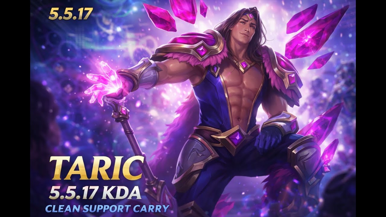 Taric Support DOMINATION | 5/5/17 | Clean Carry | Mid Life Carry