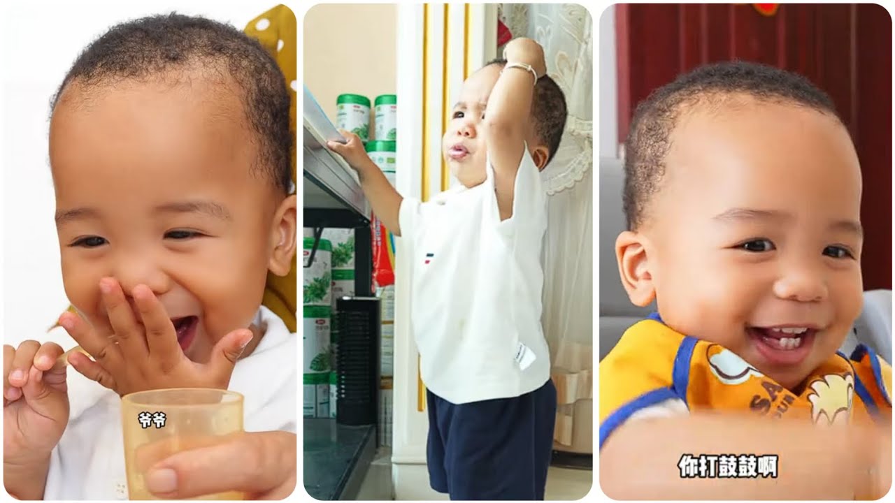 Look at Kai Kai's New Little Teeth! He's Brushing All By Himself Now! 🦷 Good Job!