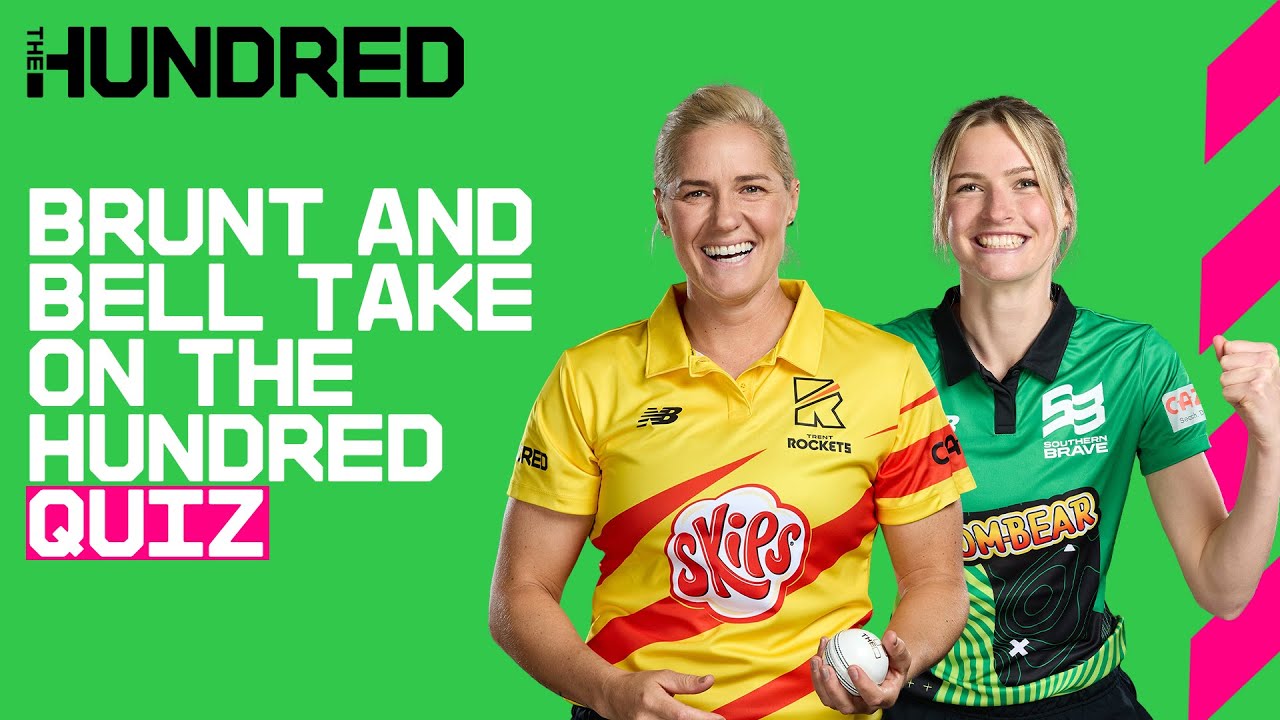 Lauren Bell & Katherine Brunt face off in The Hundred Quiz