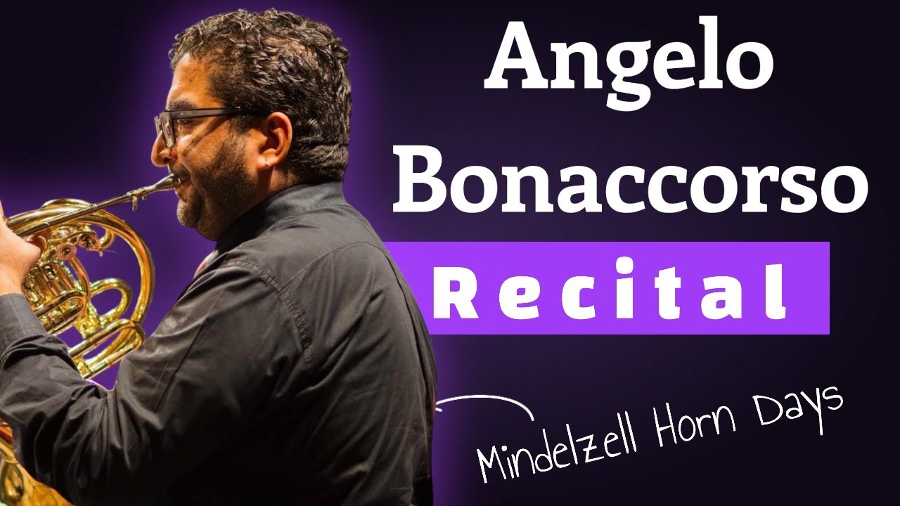 Horn Recital - Angelo Bonaccorso - Mindelzell Horn Days 2024