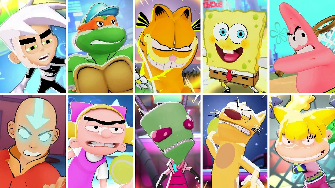 Nickelodeon Extreme Tennis: Next! &mdash; Все суперудары персонажей