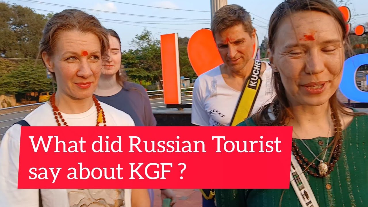 Russian tourist visit KGF @ssdnoozkgf @VTVNEWSKGF @KGFTAMILAN #trending #viralvideo #trendingshorts