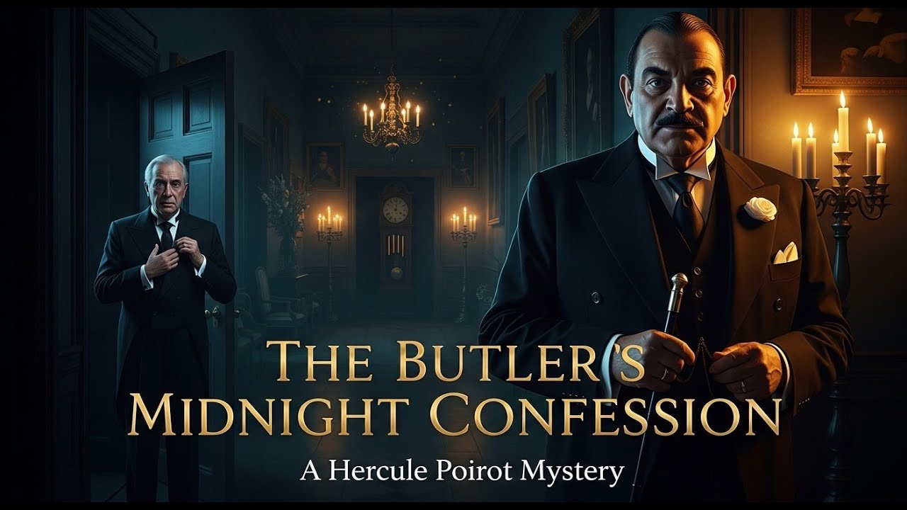 The Butler’s Midnight Confession — A Hercule Poirot Mystery