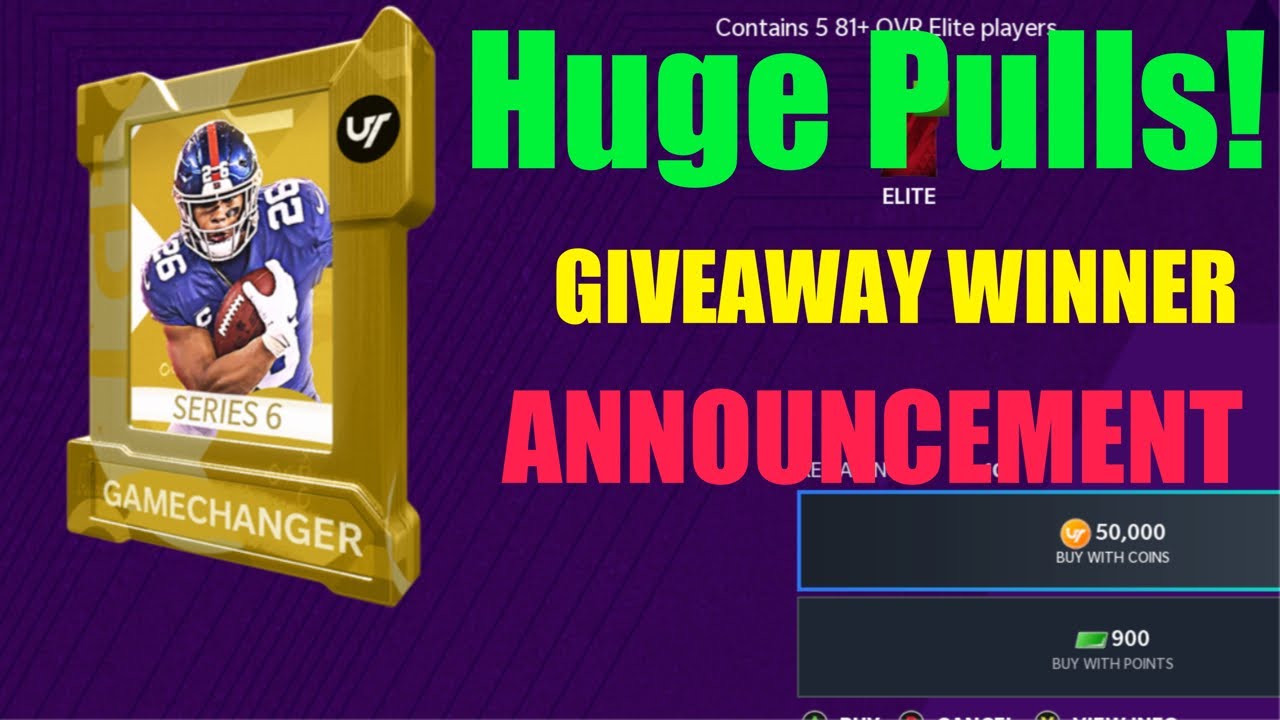 GREEN REDUX & Full 50 96 Ovr pull- GAMECHANGER PACKS [Madden21]