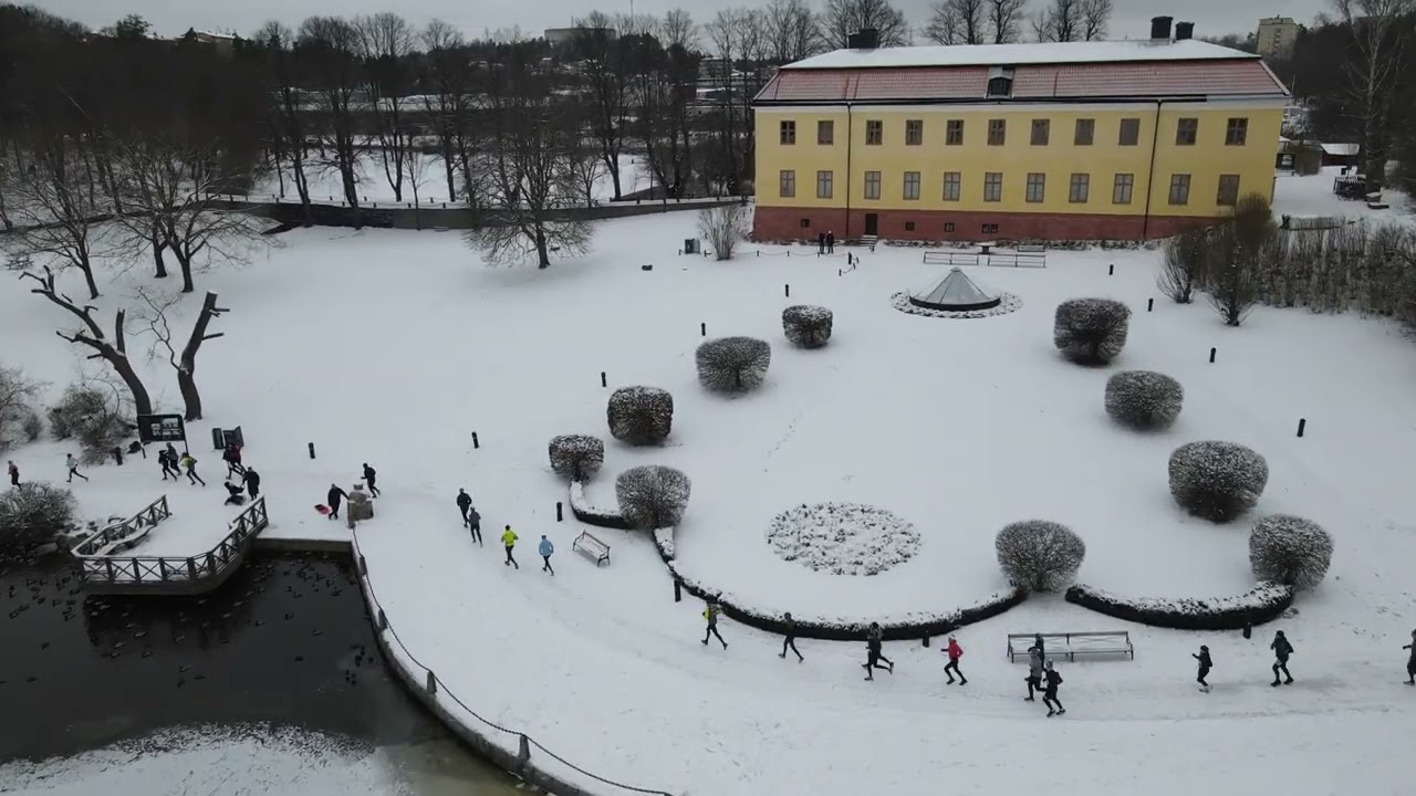 Sollentuna Winter Marathon 2024- start of 21 km race