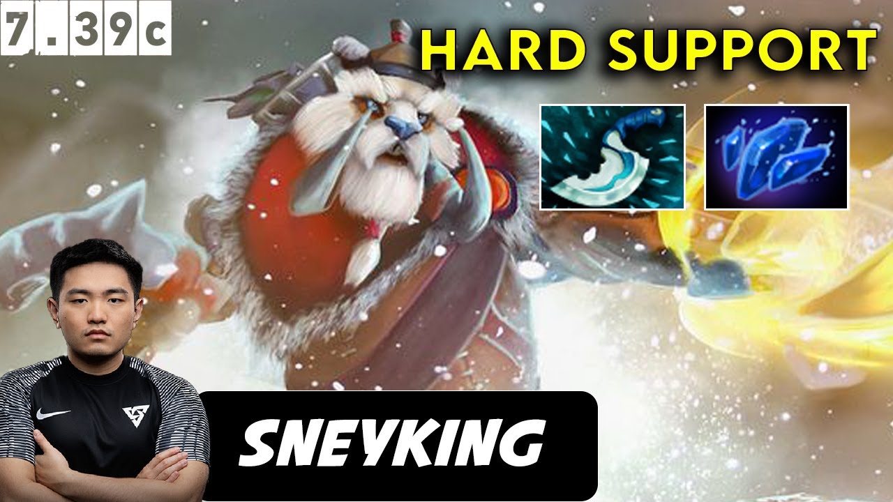 Sneyking Tusk Hard Support - Dota 2 Patch 7.39c Pro Pub Gameplay