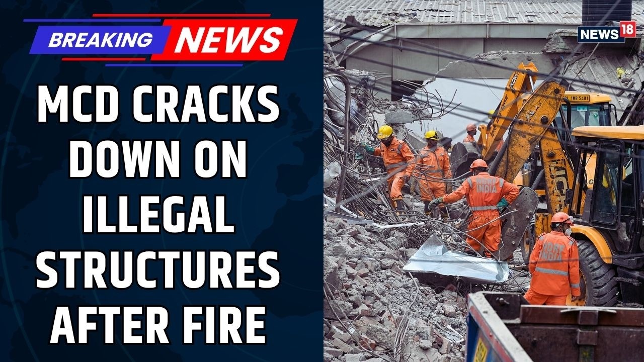 MCD Bulldozer Action After Deadly Malviya Nagar Hotel Fire | Illegal Encroachments Demolished