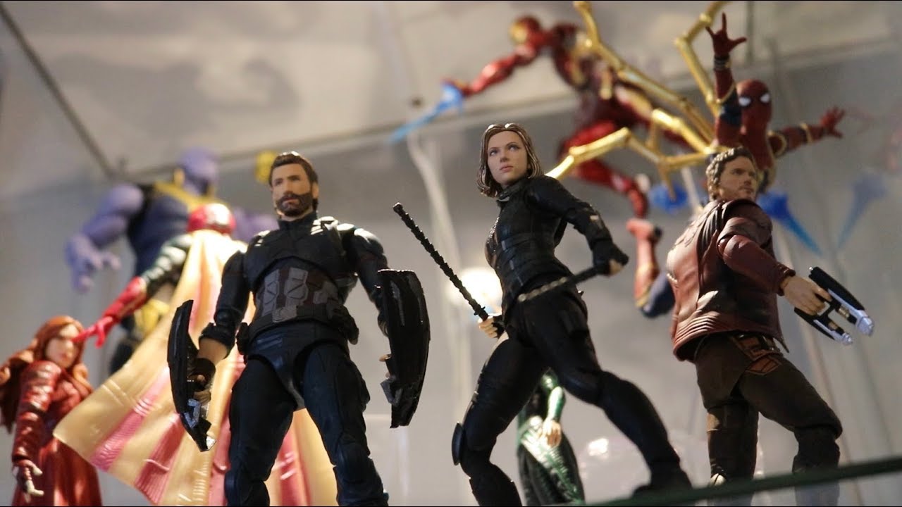 Создаём новую экспозицию S.H. Figuarts и Marvel Legends по мотивам «Войны бесконечности»! Добавля...