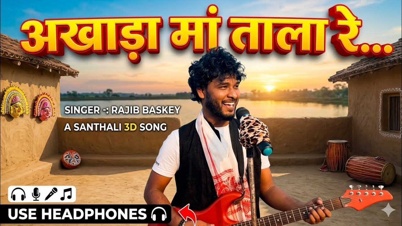 AKHARA MA TALA RE | Rajib Baskey | New Santhali 3D Song 2026 | Official Music Video