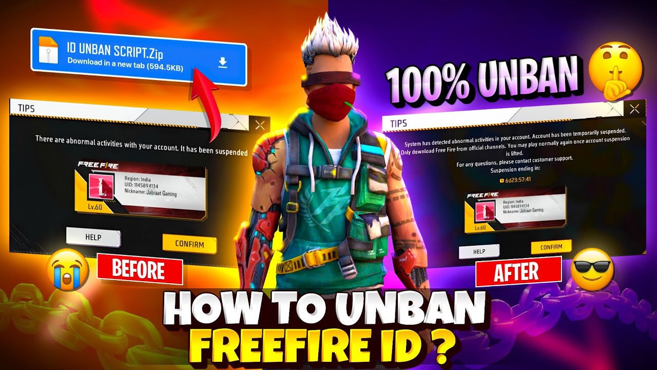 100% WORKING TRICK ID UNBAN 2024 🤩🔥 || NEW OB46 UPDATE FREE FIRE ID UNBAN KAISE KARE