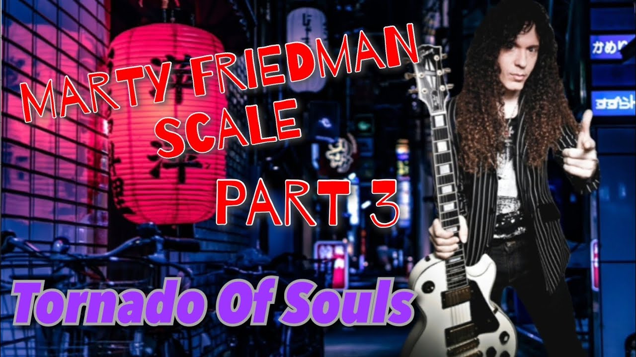 Cryptic Shredding- Learn the Marty Friedman Scale- PART 3