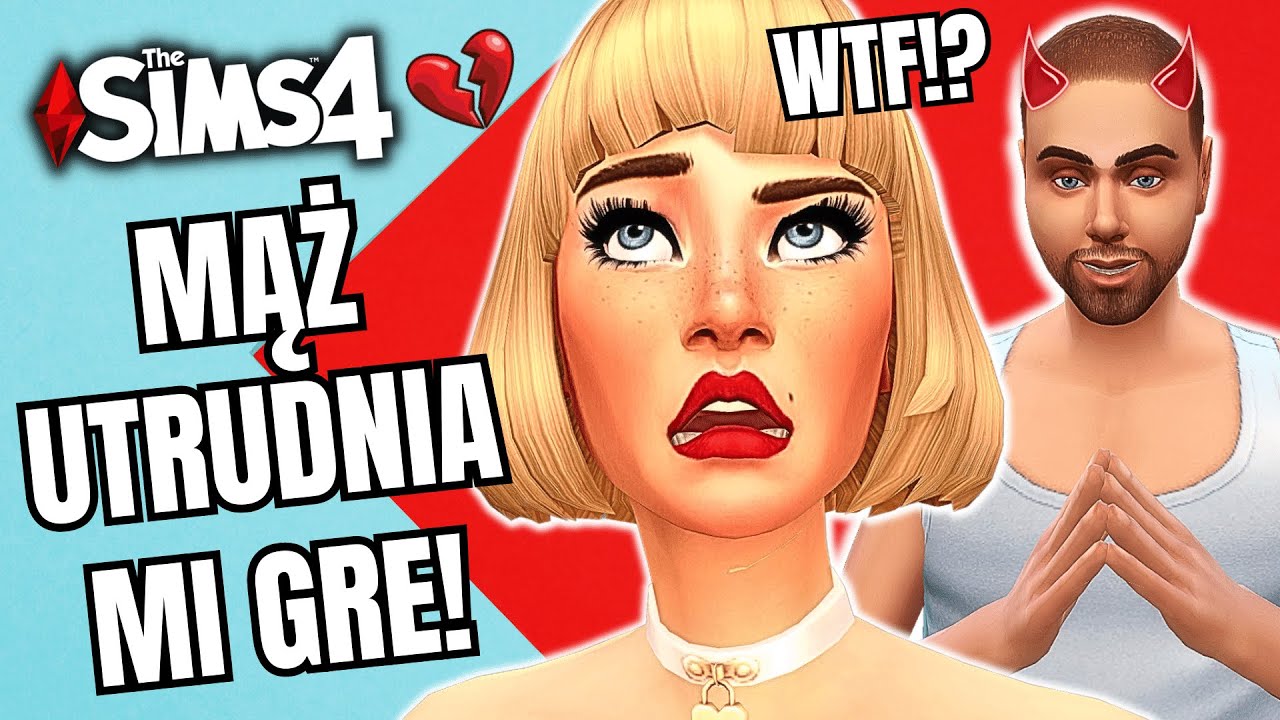 ZAB*JAM MĘŻA, Z MĘŻEM PRZY MĘŻU...*WTF!? | Czarna Wdowa Challenge | SIMS 4