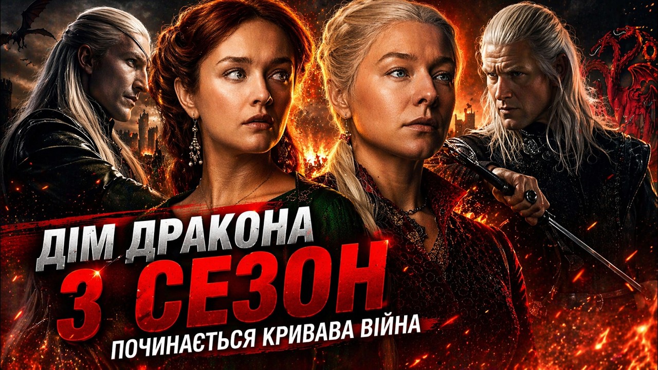 ДІМ ДРАКОНА 3 СЕЗОН — ЦЕ ПЕРЕВЕРНЕ ВСЮ ІСТОРІЮ. ФАНАТИ НЕ ГОТОВІ