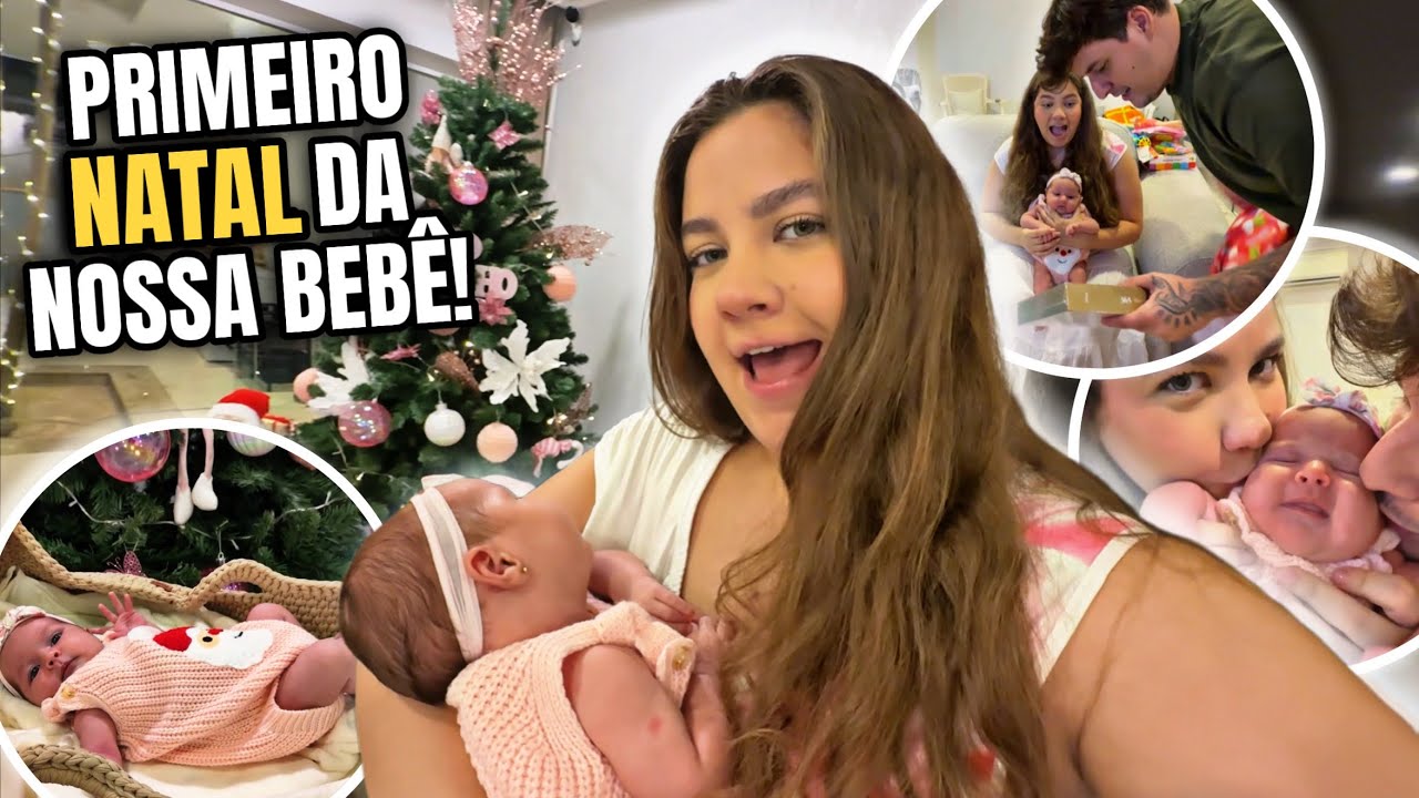 NOSSO NATAL DIFERENTE COM UM BEBÊ RECÉM NASCIDO!🩷✨