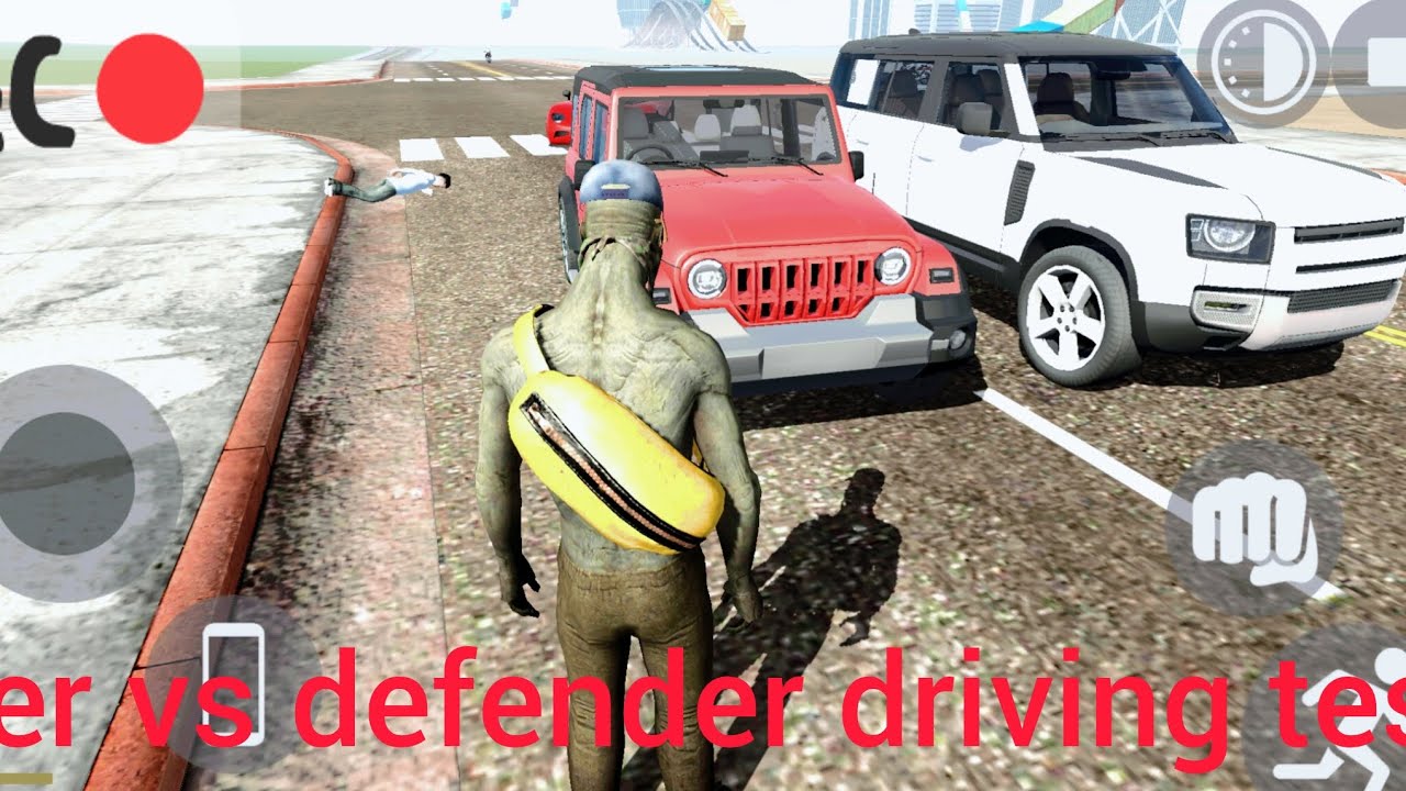 Ther ROXX vs defender driving test 
