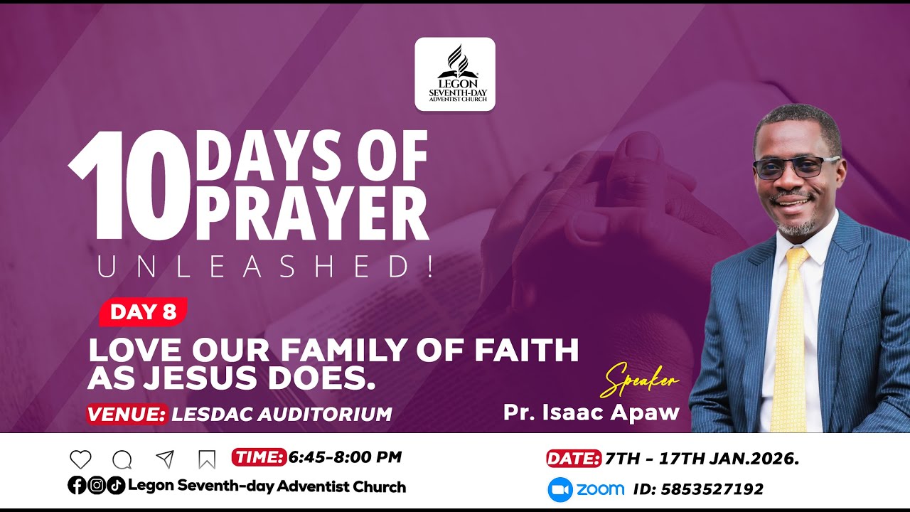 DAY 8: LOVE OUR FAMILY OF FAITH AS JESUS DOES. | 10 DAYS OF PRAYER