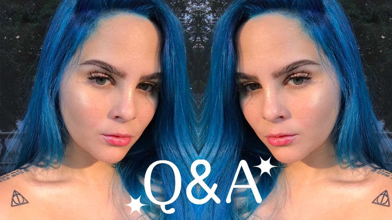 Q&A + GRWM - Pelo azul, tatuajes y más