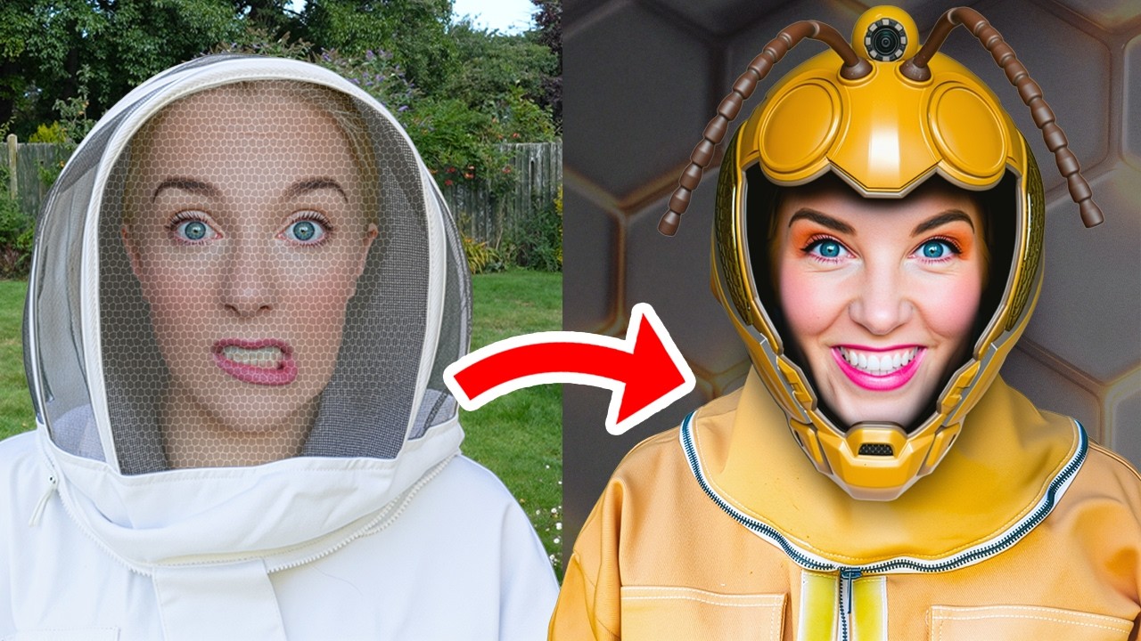 How do make a SUPERHERO Beekeeper Suit!? | Beekeeping with Maddie