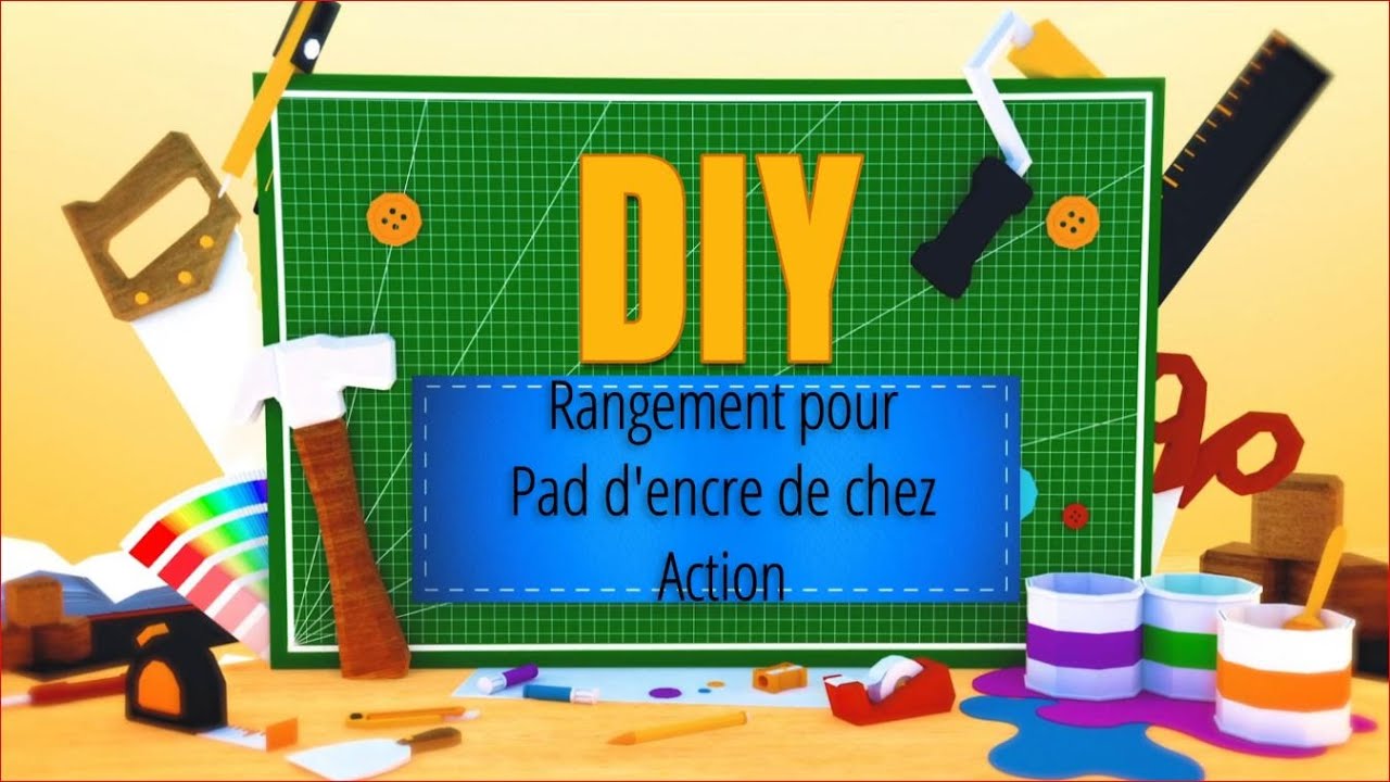 Tuto pour rangement pad d'encre Action