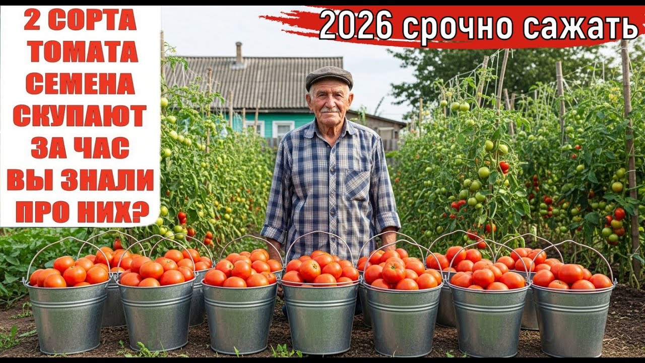 Эти 3 сорта Томата ШЕДЭВРЫ их ПРЯЧУТ. ЛУЧШИЕ ТОМАТЫ ЗА 50 ЛЕТ