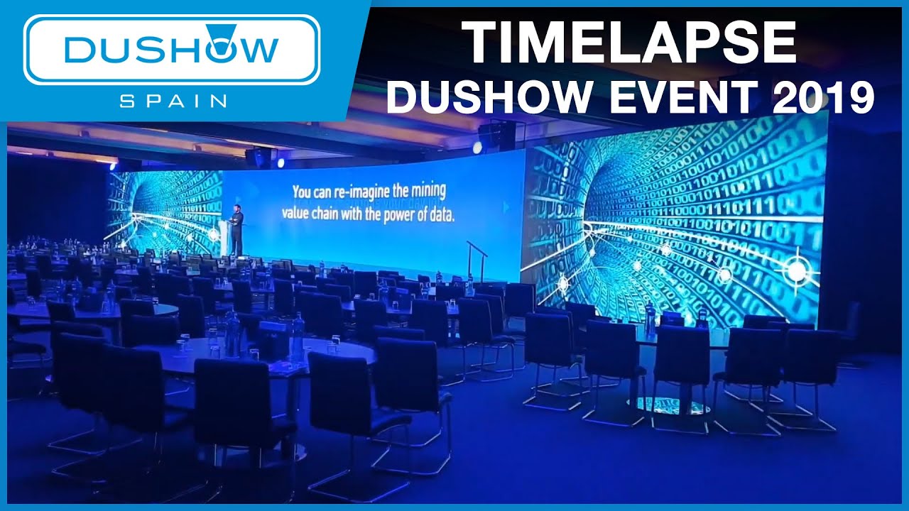 Corporate Event Setup Timelapse | Dushow Spain Event 2019