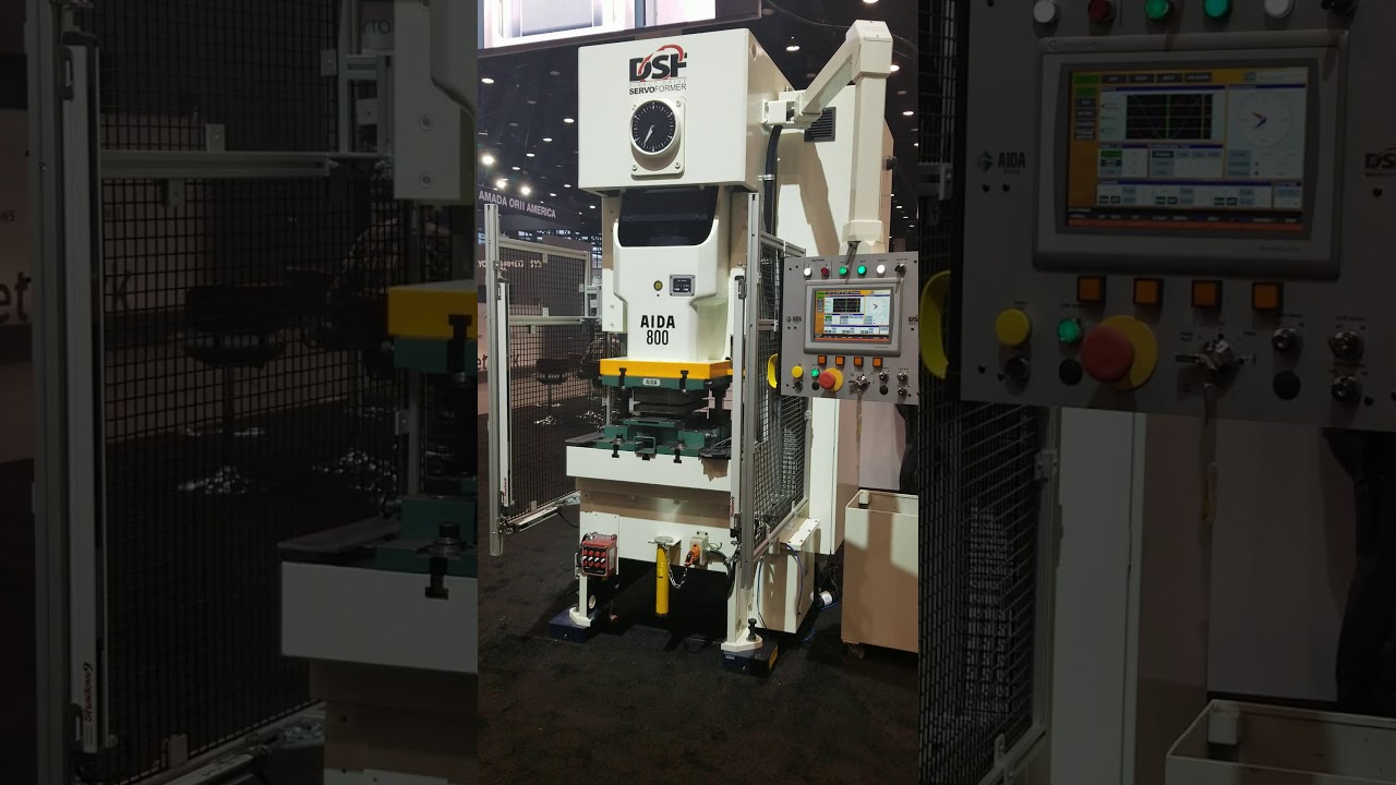 Aida DSF C1 800A 80 ton direct drive gap frame servo press
