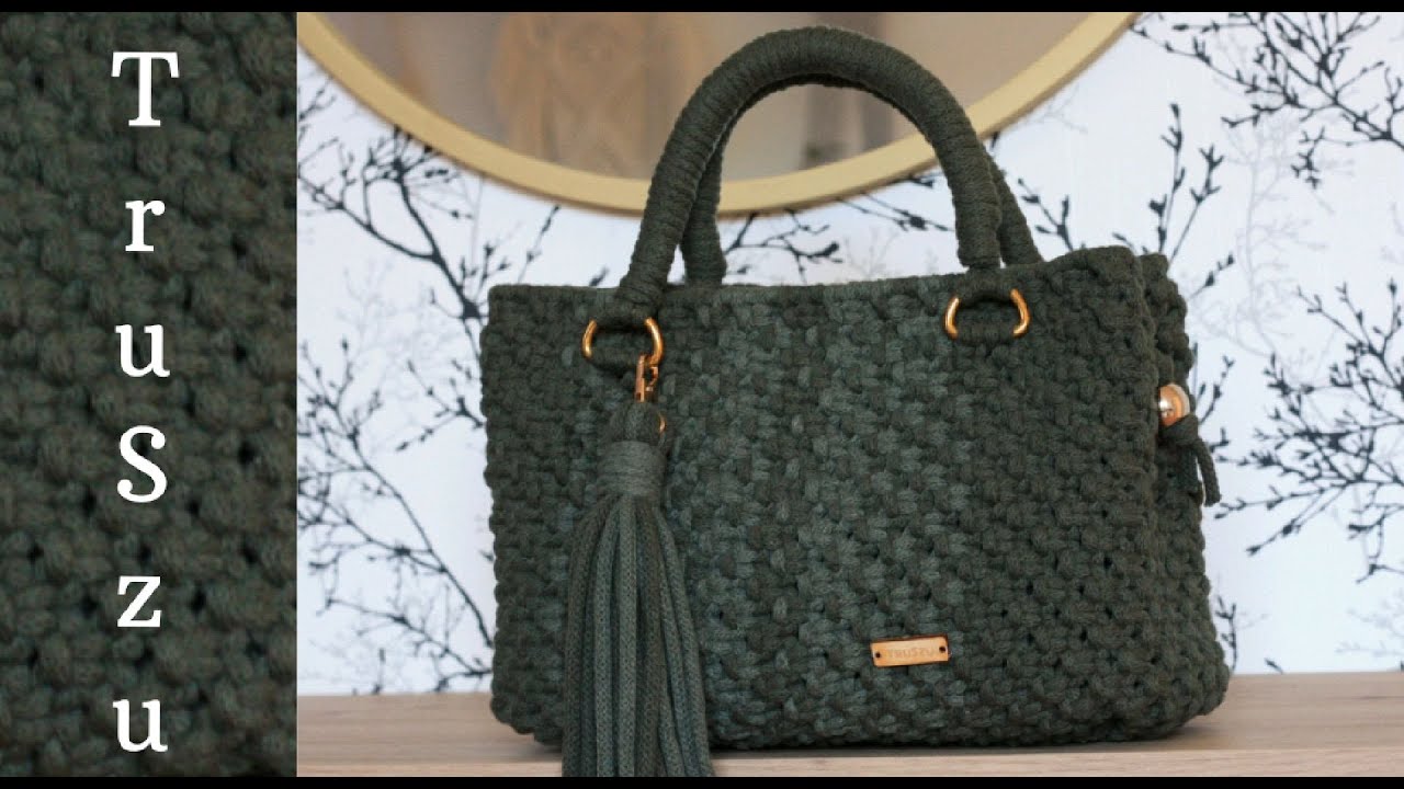 Macrame Bag Easy Tutorial DIY/Torba ze sznurka krok po kroku/How To Make A Macrame Bag/Step By Step