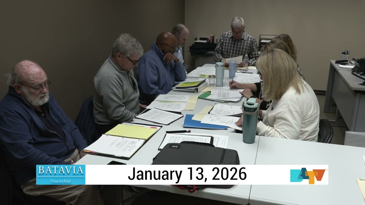 Batavia Township Meeting, January 13, 2026