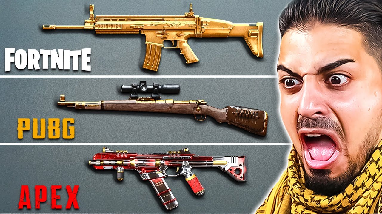 I Stole Every Famous Battle Royal Loadout …. 